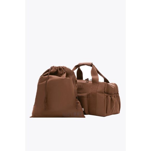 BEIS NWT Convertible Sport Duffle Backpack Bag in Maple Brown - Picture 4 of 6